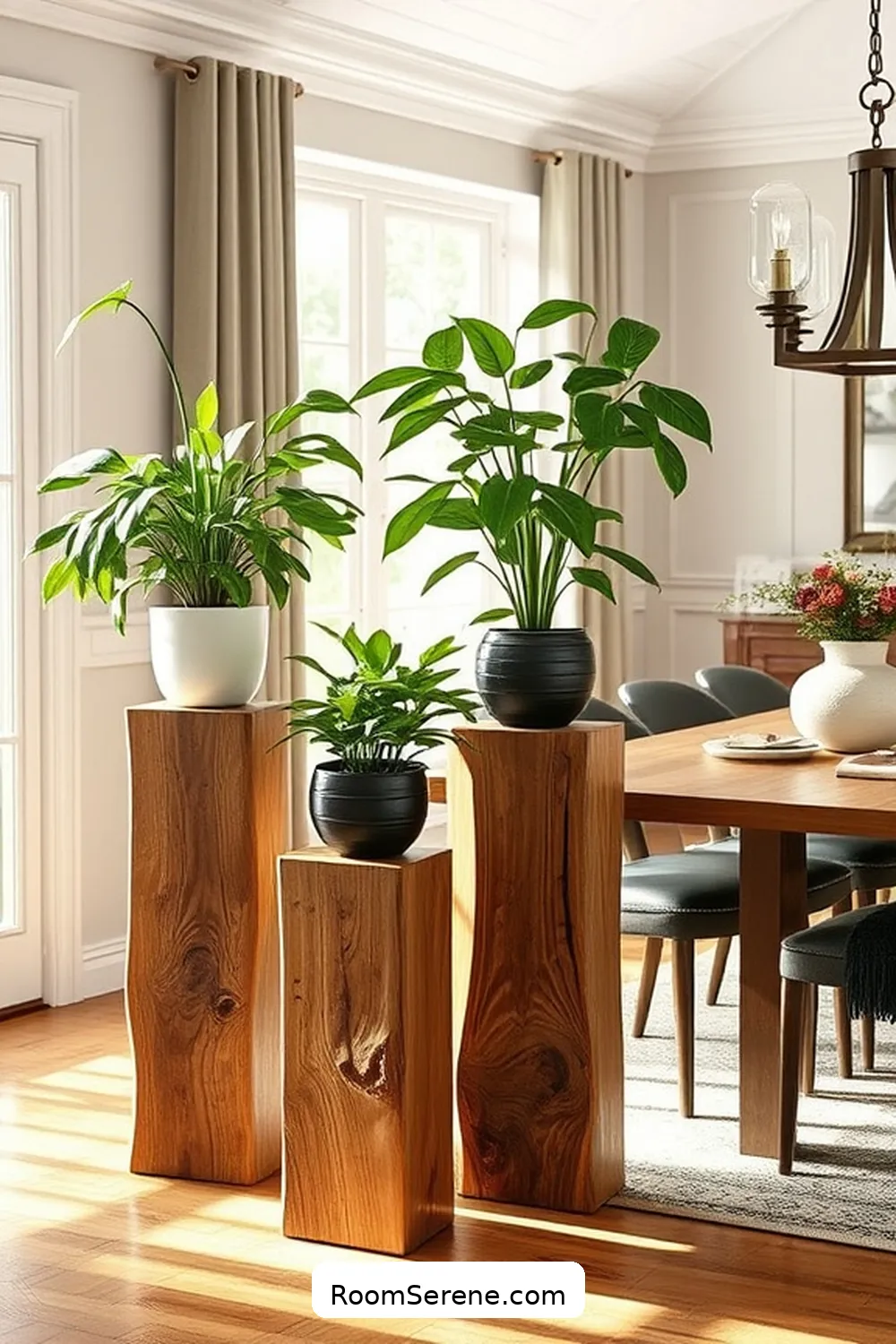 21 Inspiring Workspace Design Ideas for Your Dining Room Using Reclaimed Materials 12 Plant Stands From Salvaged Wood for 21 Inspiring Workspace Design Ideas for Your Dining Room Using Reclaimed Materials