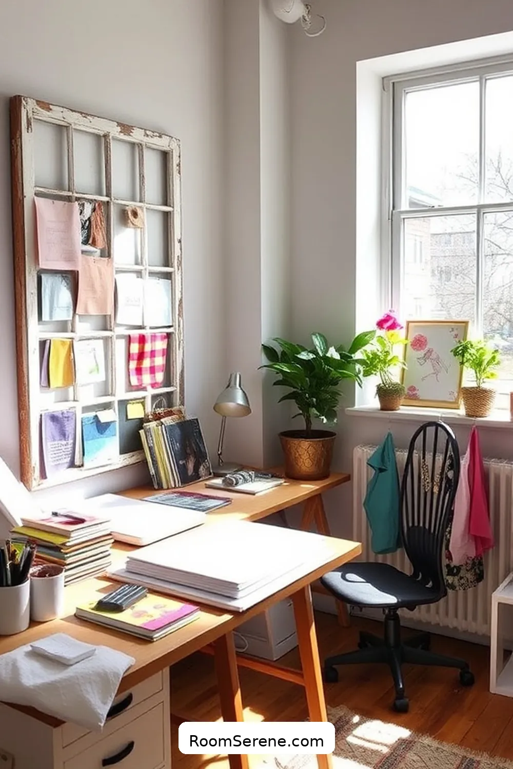 21 Inspiring Workspace Design Ideas for Your Dining Room Using Reclaimed Materials 8 Repurposed Window Frames for Inspiration Boards for 21 Inspiring Workspace Design Ideas for Your Dining Room Using Reclaimed Materials