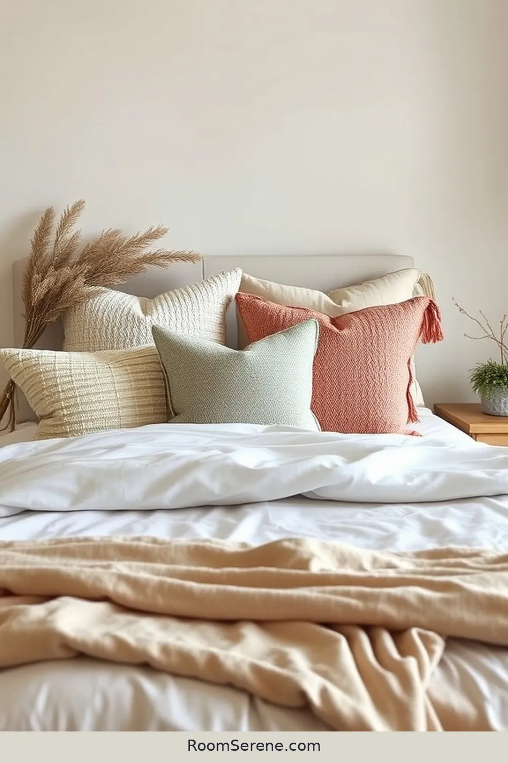 21 Tips for Bedroom Organization Using Organic Cotton 10 Incorporate Organic Cotton Throw Pillows for 21 Tips for Bedroom Organization Using Organic Cotton