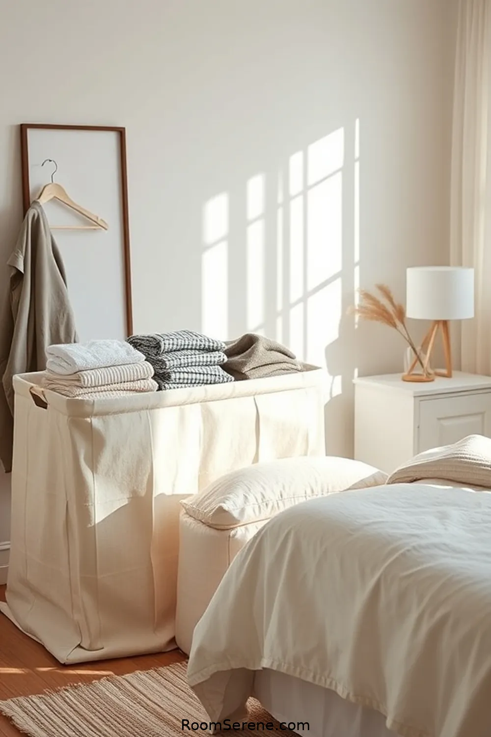 21 Tips for Bedroom Organization Using Organic Cotton 6 Organize Clothes With Organic Cotton Hampers for 21 Tips for Bedroom Organization Using Organic Cotton
