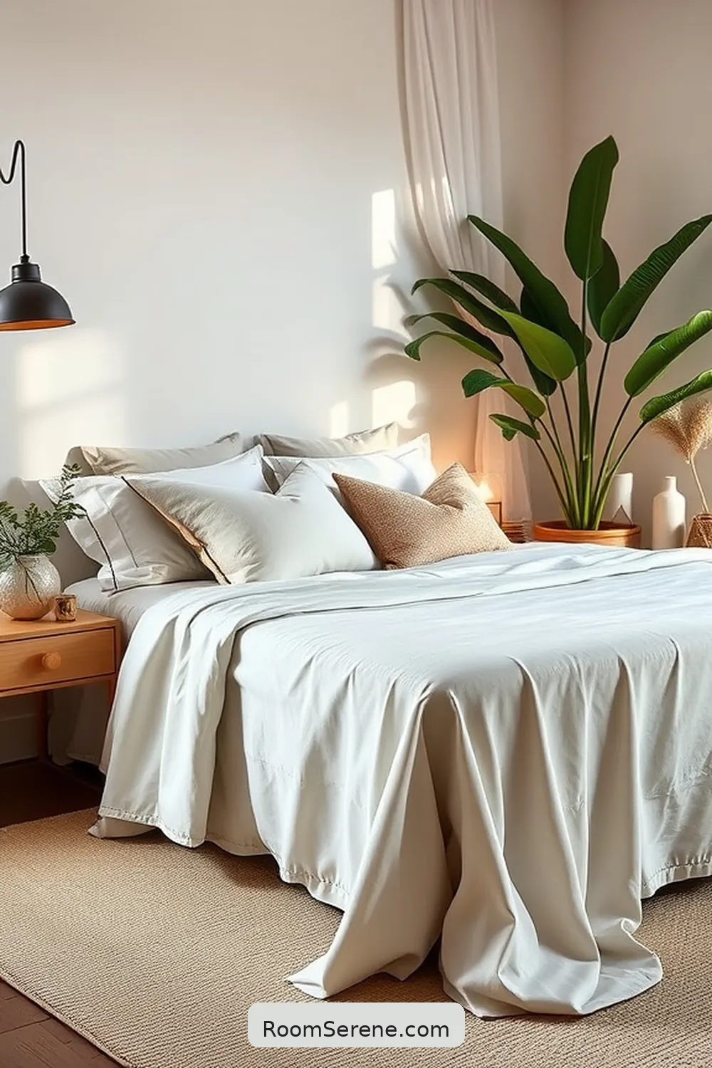21 Tips for Bedroom Organization Using Organic Cotton 21 Utilize Organic Cotton Tablecloths for Nightstands for 21 Tips for Bedroom Organization Using Organic Cotton
