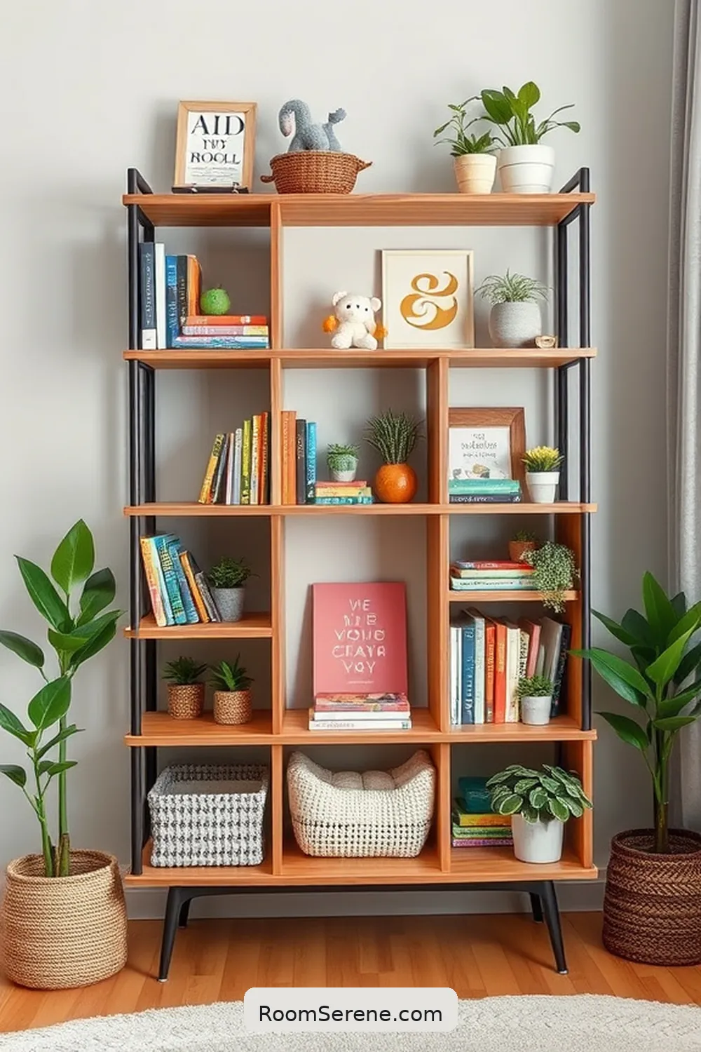 22 Creative Ways to Design a Nursery Workspace Using Recycled Wood 4 Build a Multi-functional Bookshelf for 22 Creative Ways to Design a Nursery Workspace Using Recycled Wood