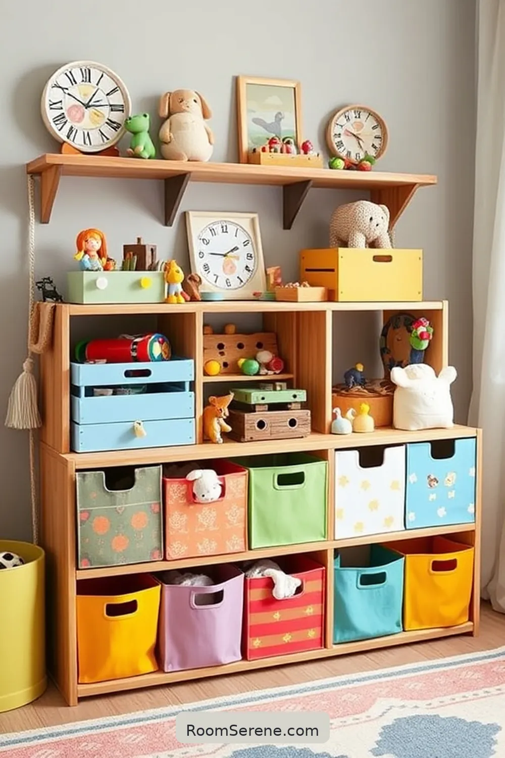 22 Creative Ways to Design a Nursery Workspace Using Recycled Wood 5 Craft a Unique Toy Storage Solution for 22 Creative Ways to Design a Nursery Workspace Using Recycled Wood