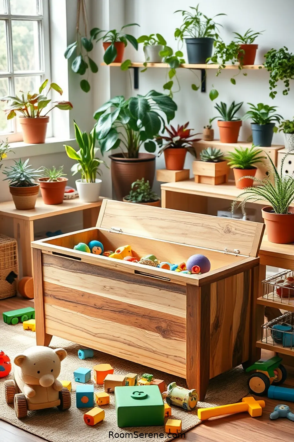 22 Creative Ways to Design a Nursery Workspace Using Recycled Wood 15 Craft a Wooden Toy Chest for 22 Creative Ways to Design a Nursery Workspace Using Recycled Wood