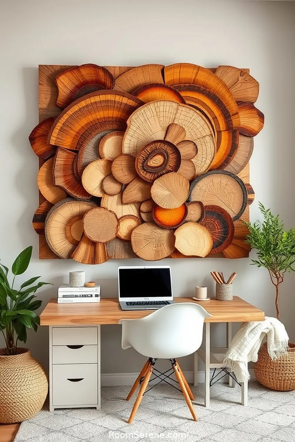 22 Creative Ways to Design a Nursery Workspace Using Recycled Wood 8 Create Wall Art From Reclaimed Wood for 22 Creative Ways to Design a Nursery Workspace Using Recycled Wood