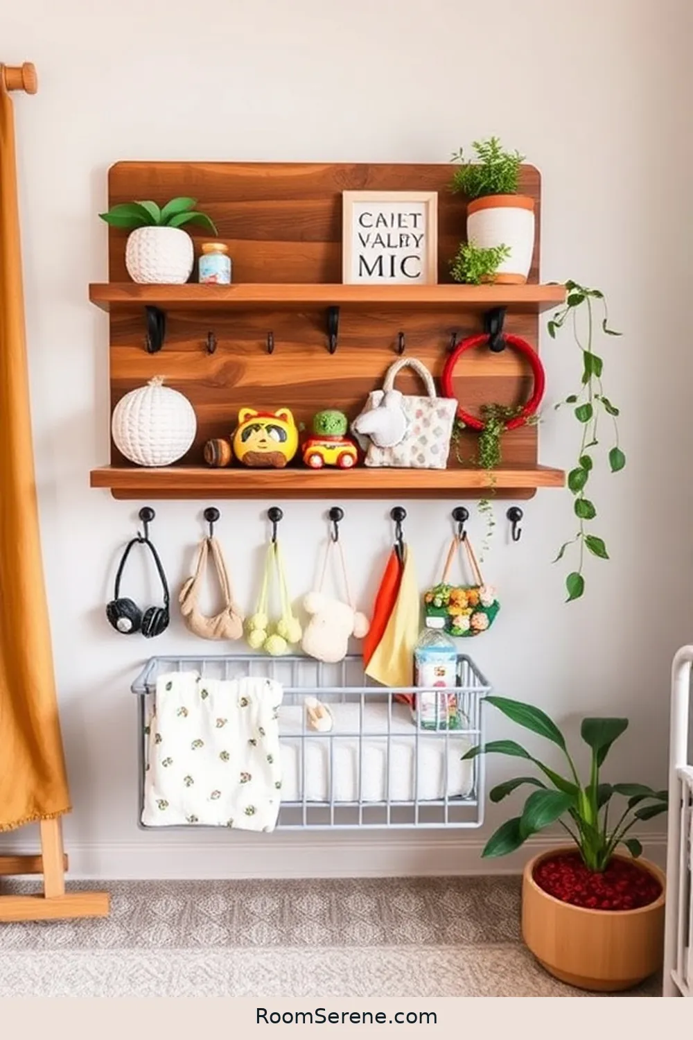 22 Creative Ways to Design a Nursery Workspace Using Recycled Wood 13 Design a Functional Wall Organizer for 22 Creative Ways to Design a Nursery Workspace Using Recycled Wood