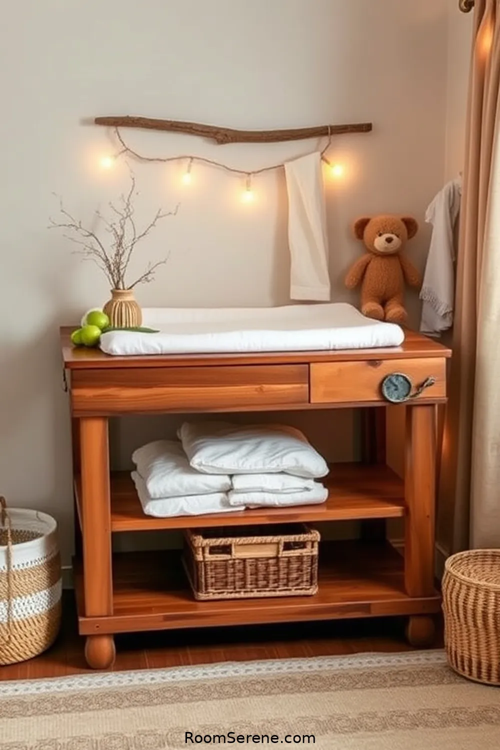 22 Creative Ways to Design a Nursery Workspace Using Recycled Wood 3 Design a Rustic Changing Table for 22 Creative Ways to Design a Nursery Workspace Using Recycled Wood