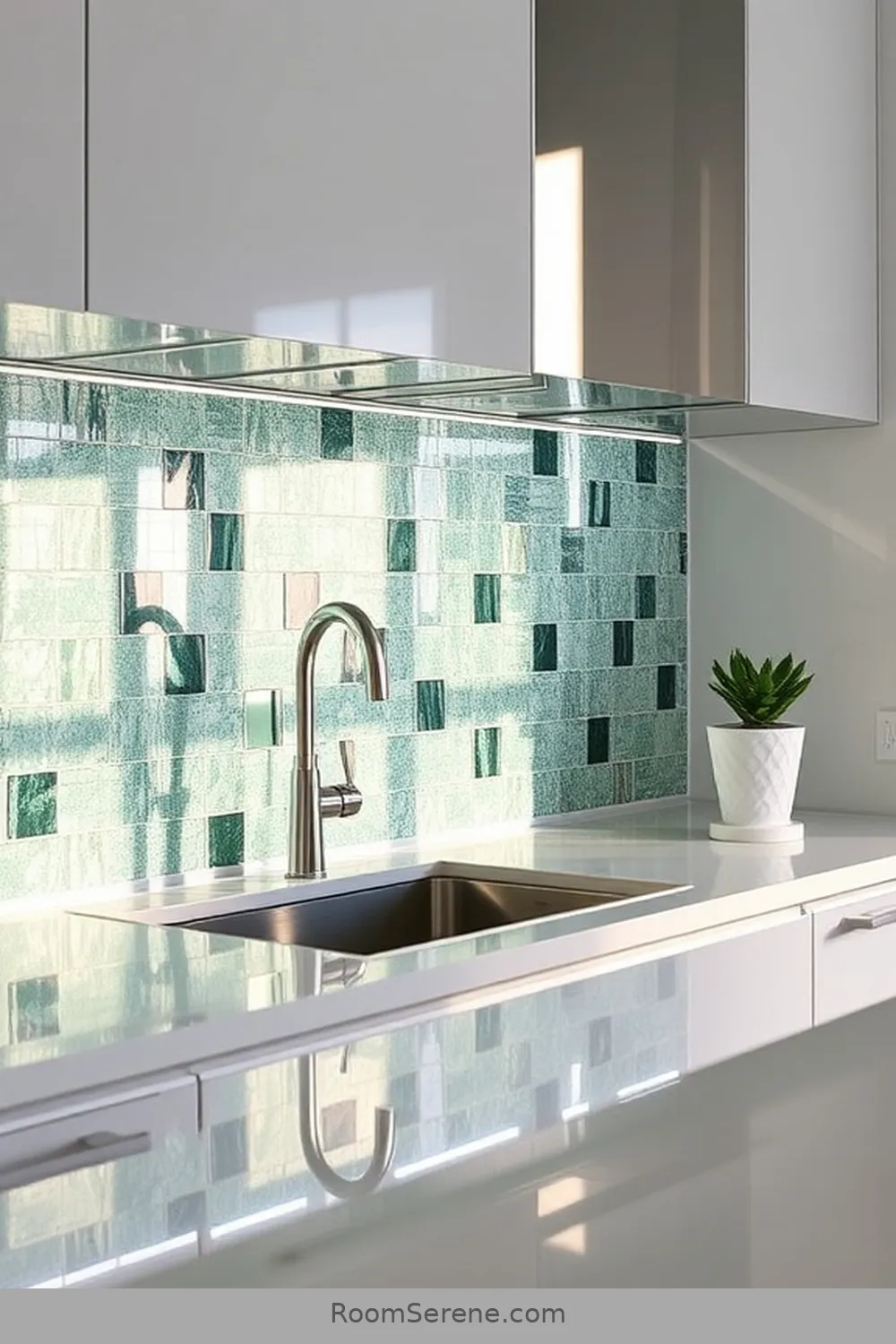 22 Innovative Ways to Use Glass in Kitchen Workspace Design 2 Glass Backsplashes for 22 Innovative Ways to Use Glass in Kitchen Workspace Design