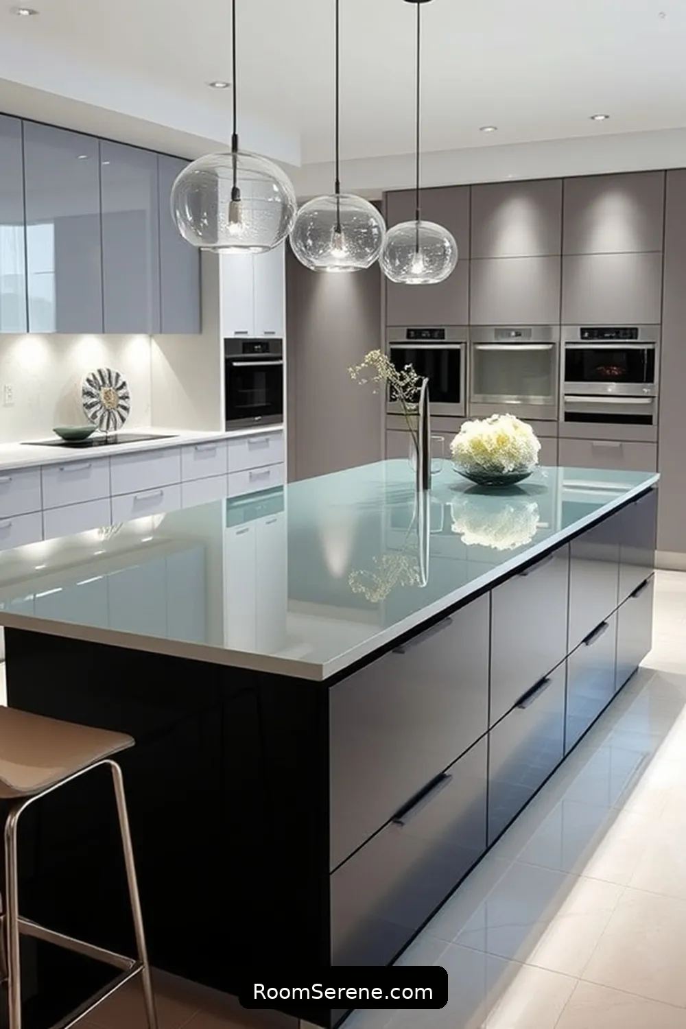 22 Innovative Ways to Use Glass in Kitchen Workspace Design 9 Glass Kitchen Islands for 22 Innovative Ways to Use Glass in Kitchen Workspace Design