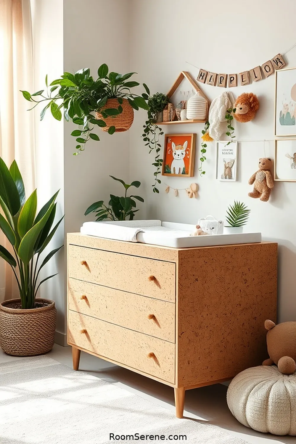 22 Smart Home Features Using Cork for Your Nursery 14 Eco-Conscious Cork Changing Tables for 22 Smart Home Features Using Cork for Your Nursery