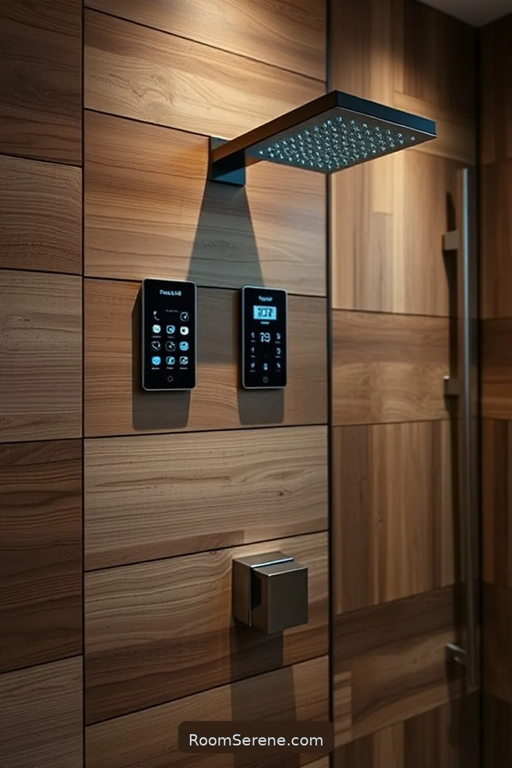 22 Smart Home Features for Bathrooms Using Recycled Wood 12 Digital Shower Controls for 22 Smart Home Features for Bathrooms Using Recycled Wood
