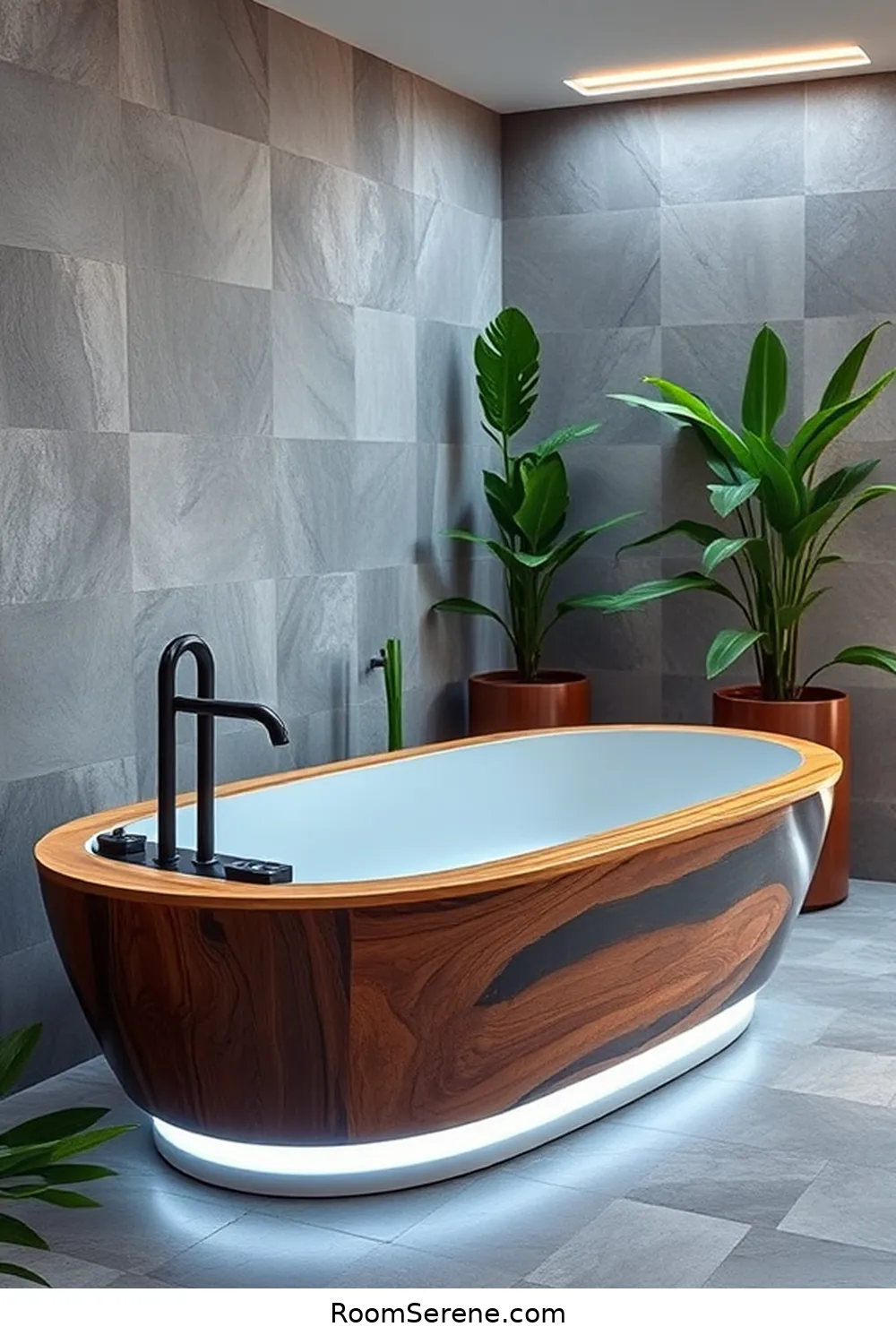 22 Smart Home Features for Bathrooms Using Recycled Wood 7 Smart Bath Tubs for 22 Smart Home Features for Bathrooms Using Recycled Wood