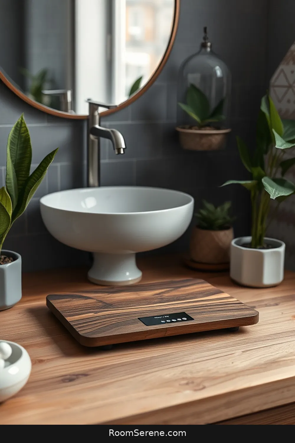 22 Smart Home Features for Bathrooms Using Recycled Wood 17 Smart Scale for 22 Smart Home Features for Bathrooms Using Recycled Wood
