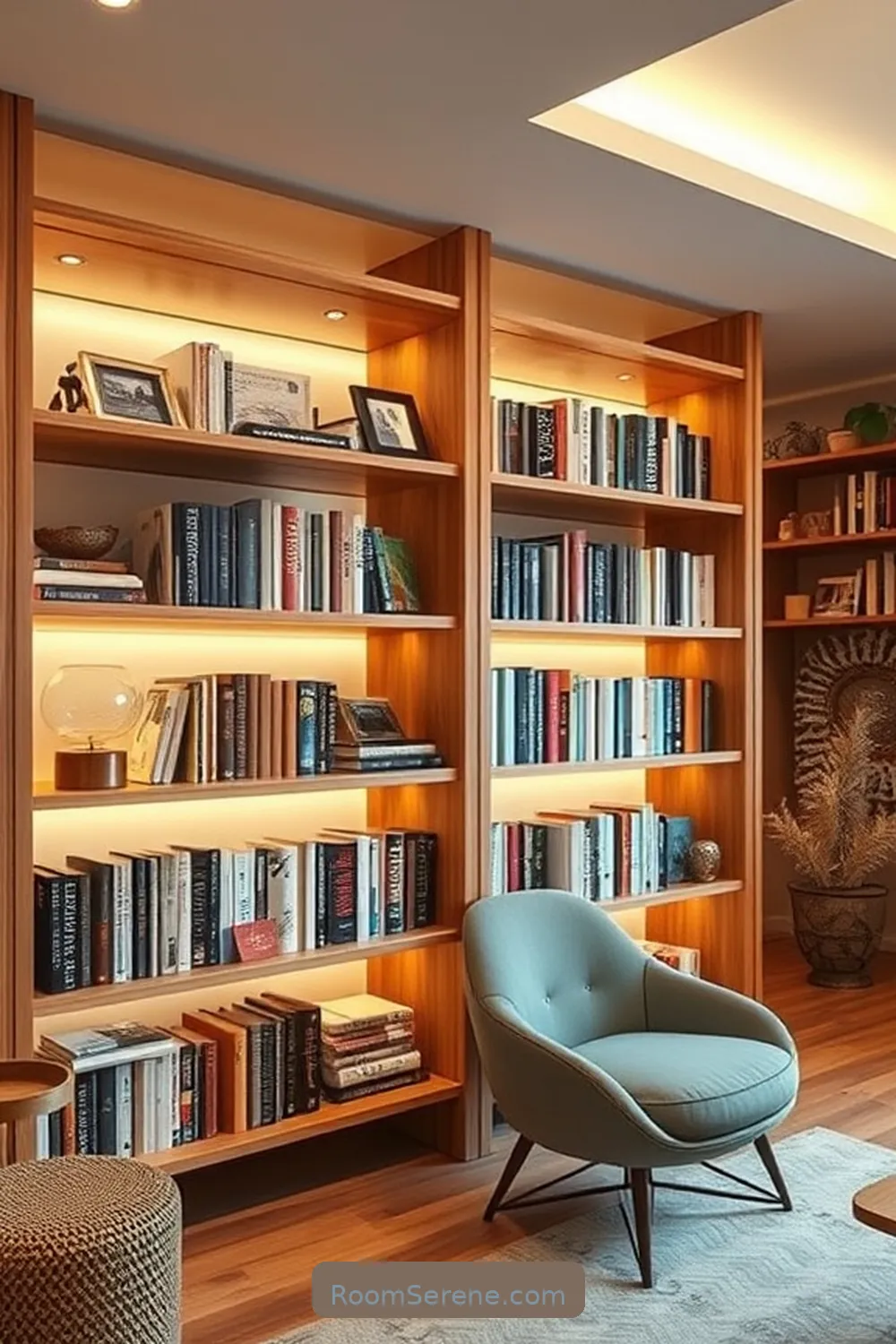 22 Smart Home Features for Libraries Using Natural Fibers 11 Bamboo Smart Shelving Units for 22 Smart Home Features for Libraries Using Natural Fibers