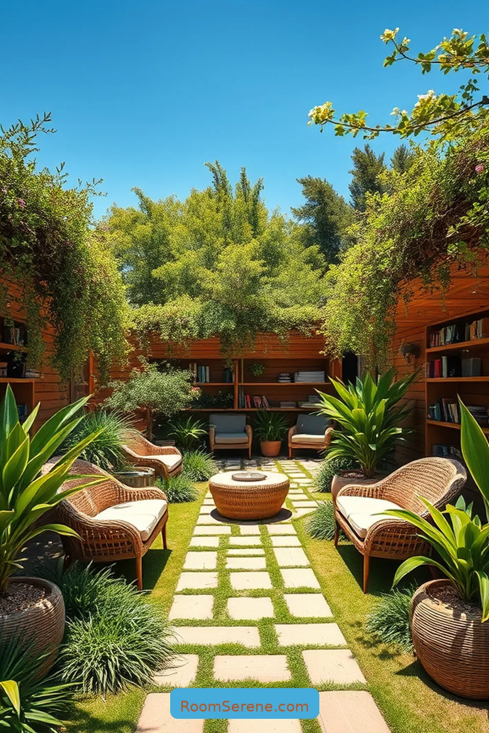 22 Smart Home Features for Libraries Using Natural Fibers 20 Smart Outdoor Reading Gardens for 22 Smart Home Features for Libraries Using Natural Fibers