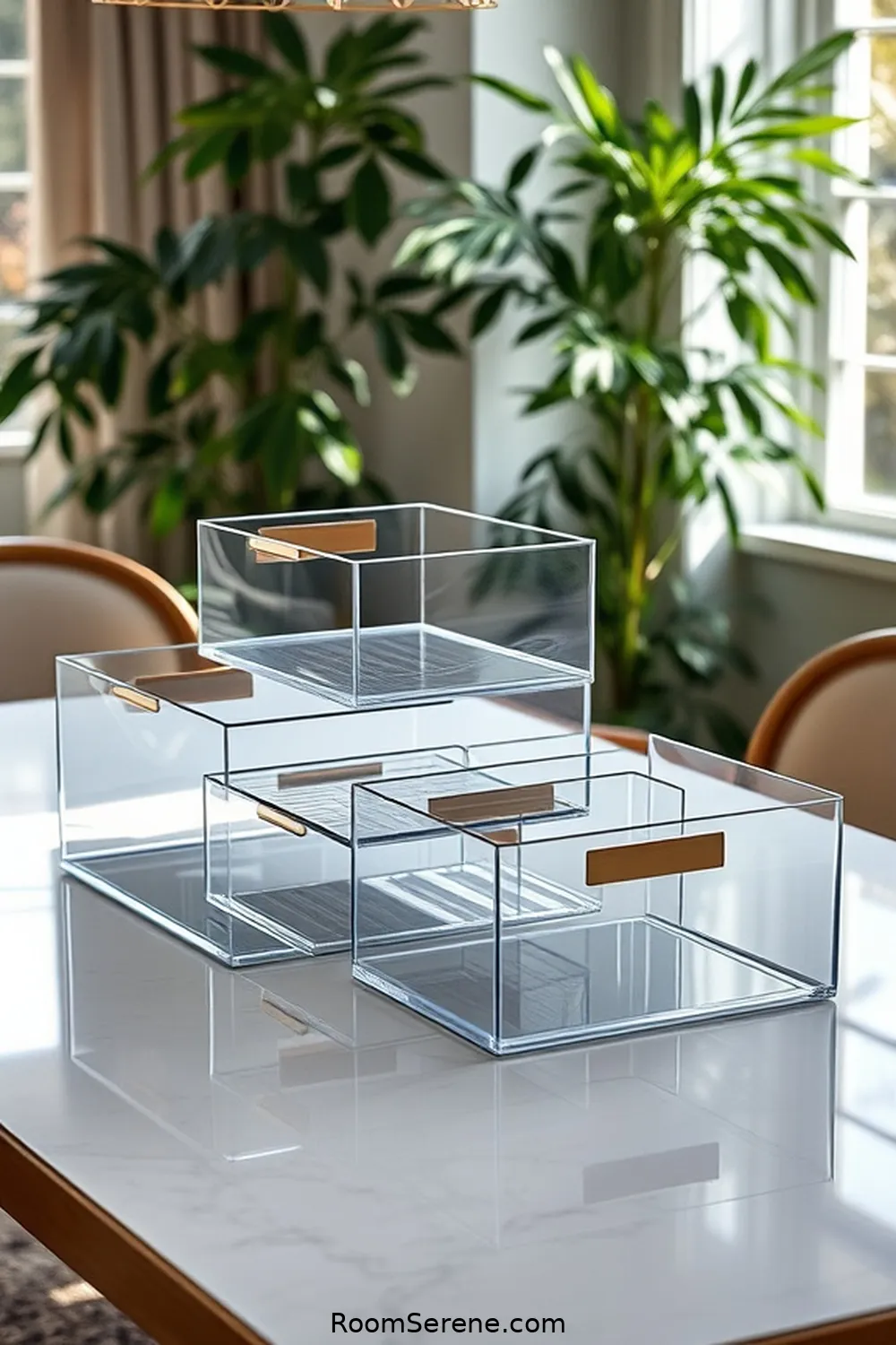 Functional Glass Storage Bins for 22 Stylish Glass Storage Solutions for Using in Your Dining Room