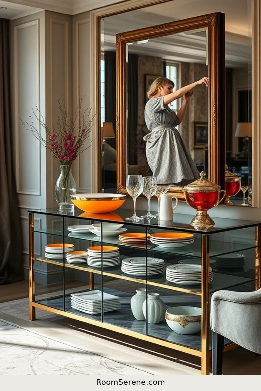 Glass Fronted Sideboards for 22 Stylish Glass Storage Solutions for Using in Your Dining Room