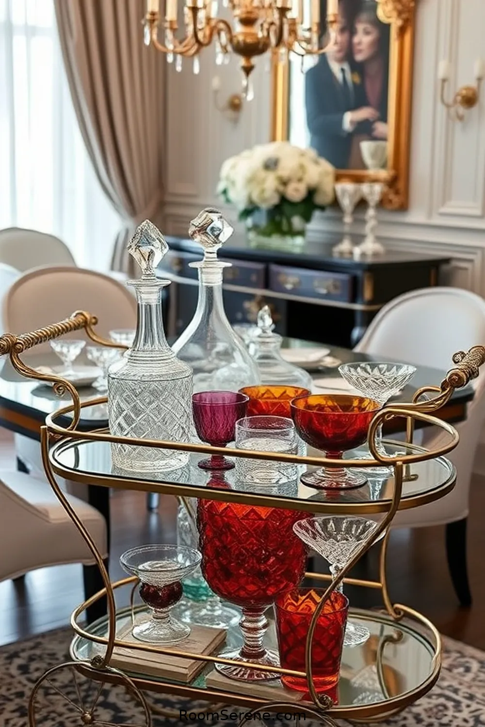 Vintage Glass Serving Trolleys for 22 Stylish Glass Storage Solutions for Using in Your Dining Room
