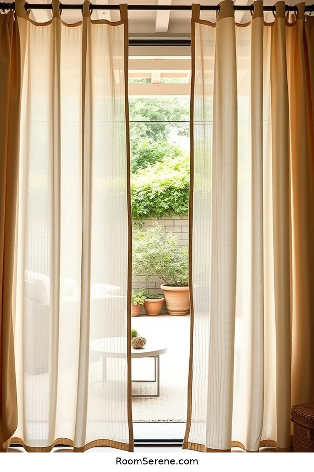 22 Ways to Create Comfort and Coziness Using Organic Cotton on Your Outdoor Patio 10 Organic Cotton Curtains for Privacy for 22 Ways to Create Comfort and Coziness Using Organic Cotton on Your Outdoor Patio