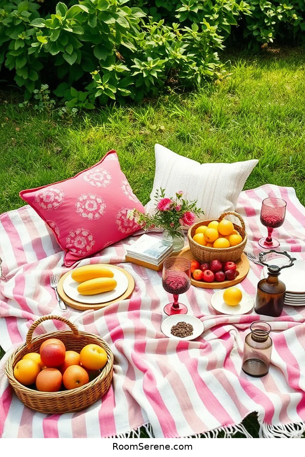 22 Ways to Create Comfort and Coziness Using Organic Cotton on Your Outdoor Patio 12 Organic Cotton Picnic Blankets for Outdoor Feasts for 22 Ways to Create Comfort and Coziness Using Organic Cotton on Your Outdoor Patio