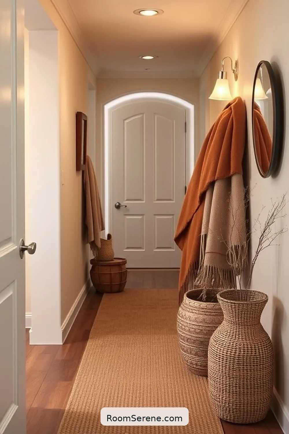 22 Ways to Create Comfort and Coziness in Your Hallway Using Natural Fibers 15 Add a Touch of Wool With Throws for 22 Ways to Create Comfort and Coziness in Your Hallway Using Natural Fibers