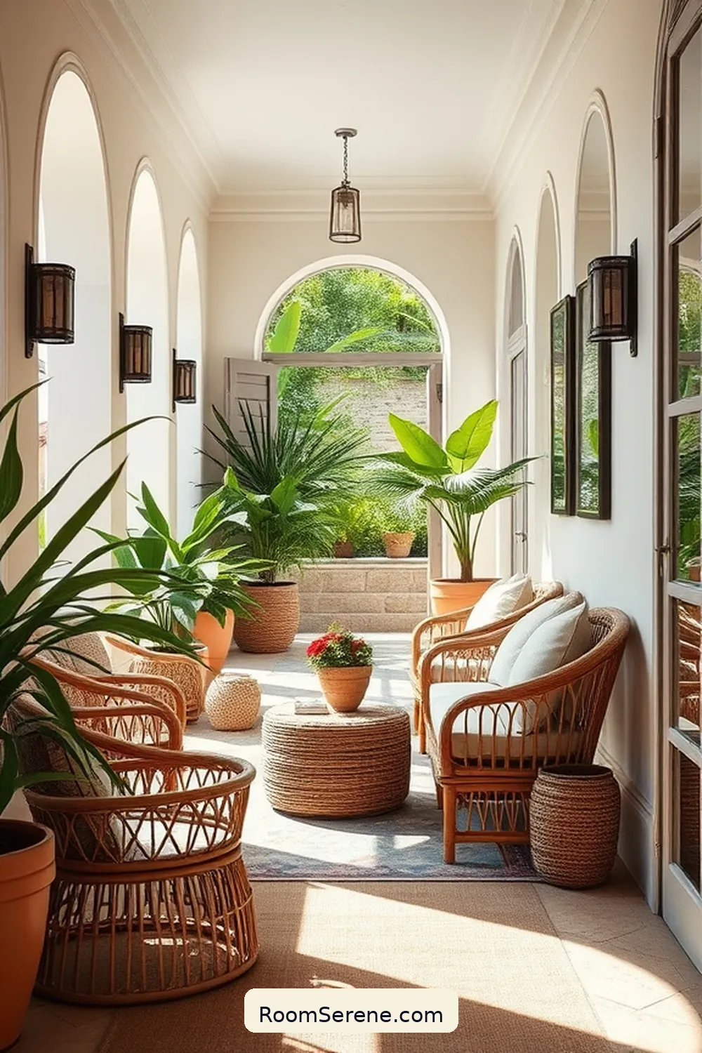 22 Ways to Create Comfort and Coziness in Your Hallway Using Natural Fibers 8 Utilize Rattan Furniture for 22 Ways to Create Comfort and Coziness in Your Hallway Using Natural Fibers