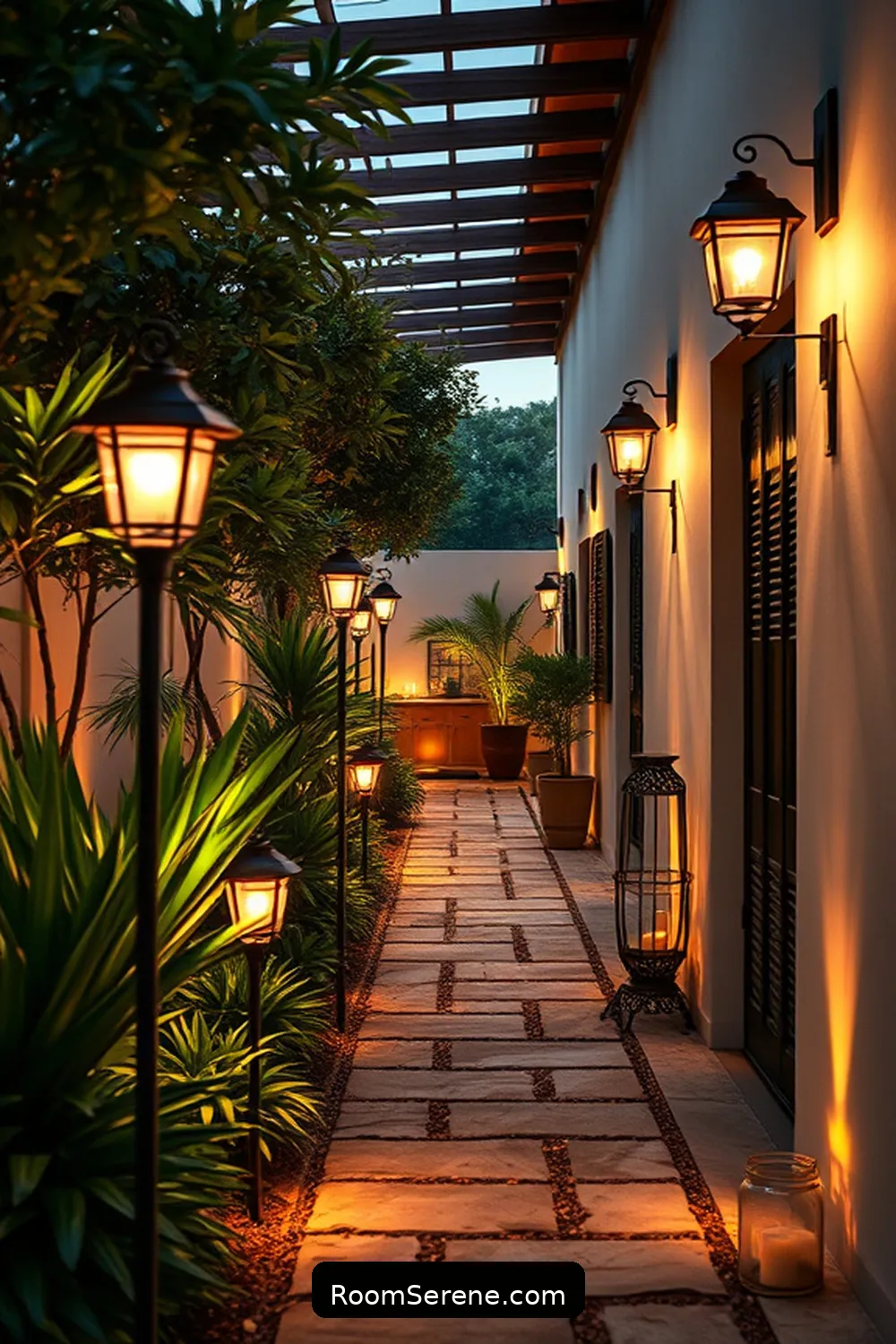 22 Ways to Create Comfort and Coziness in Your Hallway Using Solar-Powered Lights 5 Incorporate Solar-Powered Pathway Lights for 22 Ways to Create Comfort and Coziness in Your Hallway Using Solar-Powered Lights