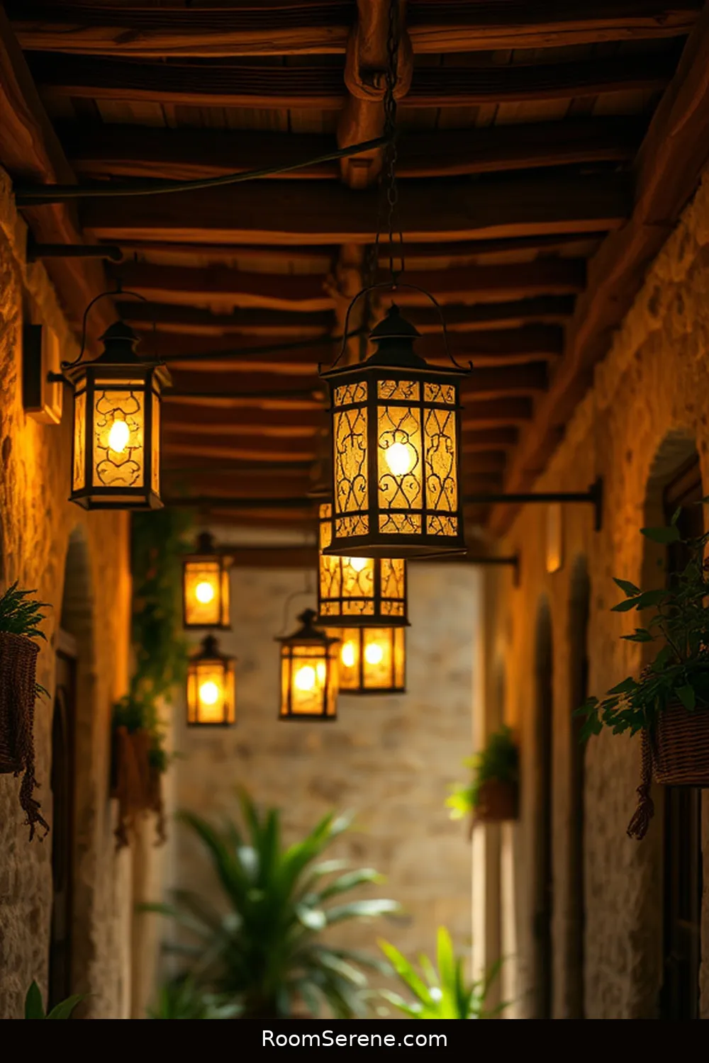 22 Ways to Create Comfort and Coziness in Your Hallway Using Solar-Powered Lights 3 Use Solar Lanterns for a Rustic Touch for 22 Ways to Create Comfort and Coziness in Your Hallway Using Solar-Powered Lights