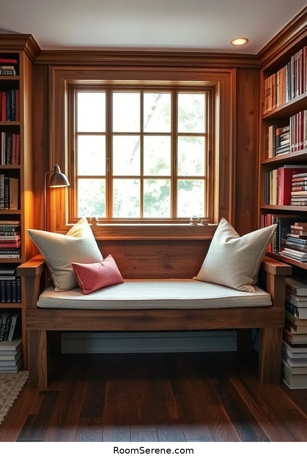 22 Ways to Create Comfort and Coziness in Your Library Using Recycled Wood 17 Reclaimed Wood Bench for 22 Ways to Create Comfort and Coziness in Your Library Using Recycled Wood
