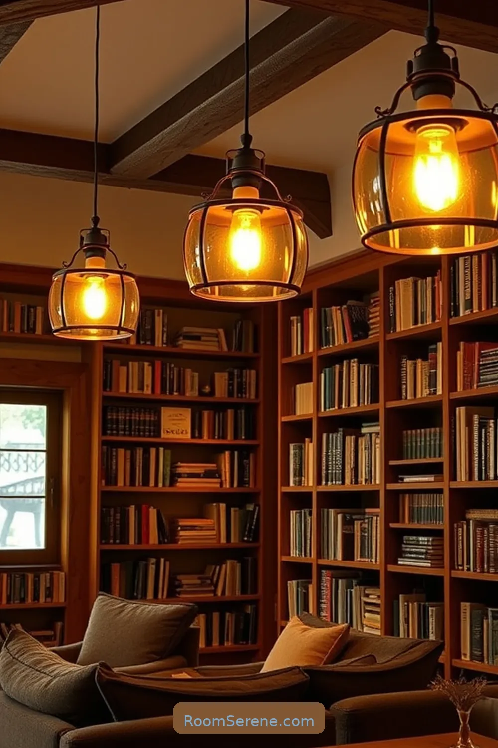 22 Ways to Create Comfort and Coziness in Your Library Using Recycled Wood 13 Recycled Wood Lighting Fixtures for 22 Ways to Create Comfort and Coziness in Your Library Using Recycled Wood
