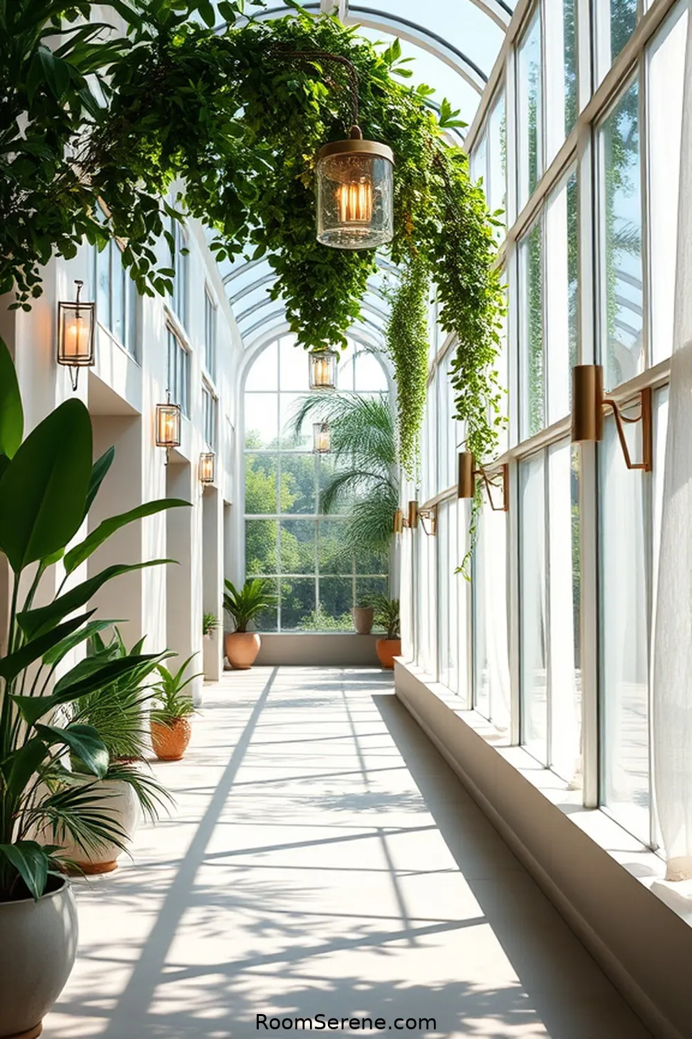 22 Ways to Enhance Comfort and Coziness in Your Hallway Using Glass 18 Create a Glass Atrium Effect for 22 Ways to Enhance Comfort and Coziness in Your Hallway Using Glass