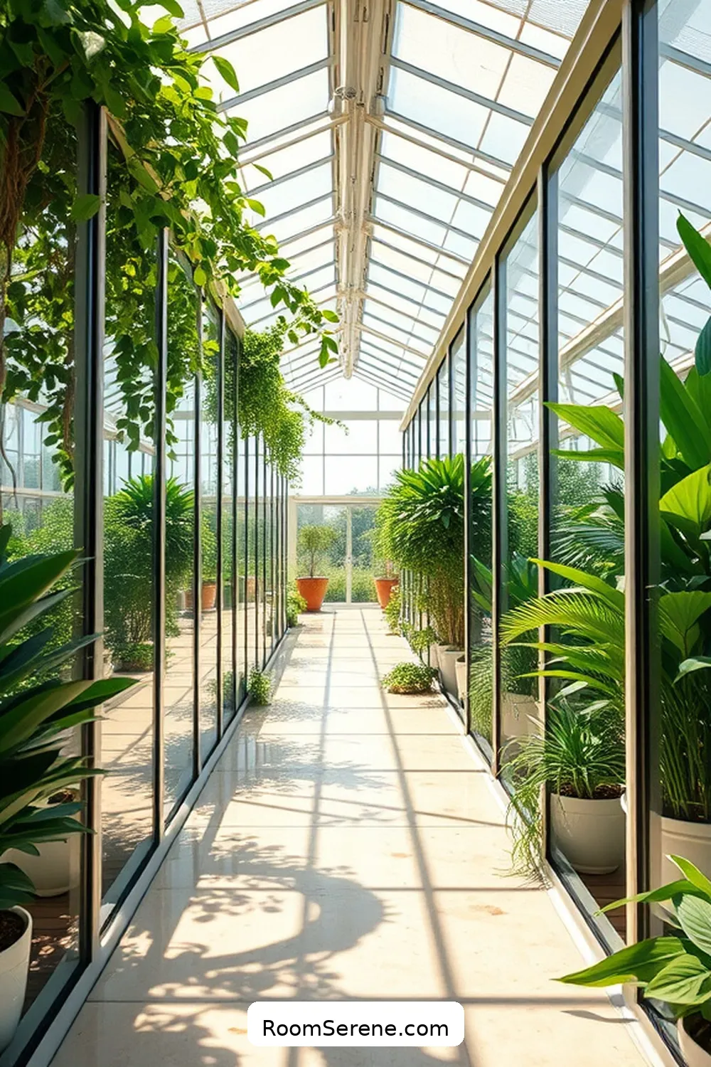 Designing Walkways With Glass Panels for Light Penetration for 22 Ways to Enhance Energy Efficiency in Nurseries Using Glass