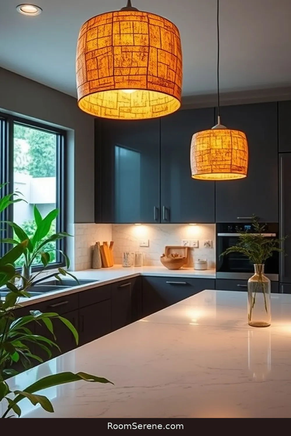 23 Creative Ways to Use Cork in Kitchen Workspace Design 21 Cork Light Fixtures for a Unique Glow for 23 Creative Ways to Use Cork in Kitchen Workspace Design