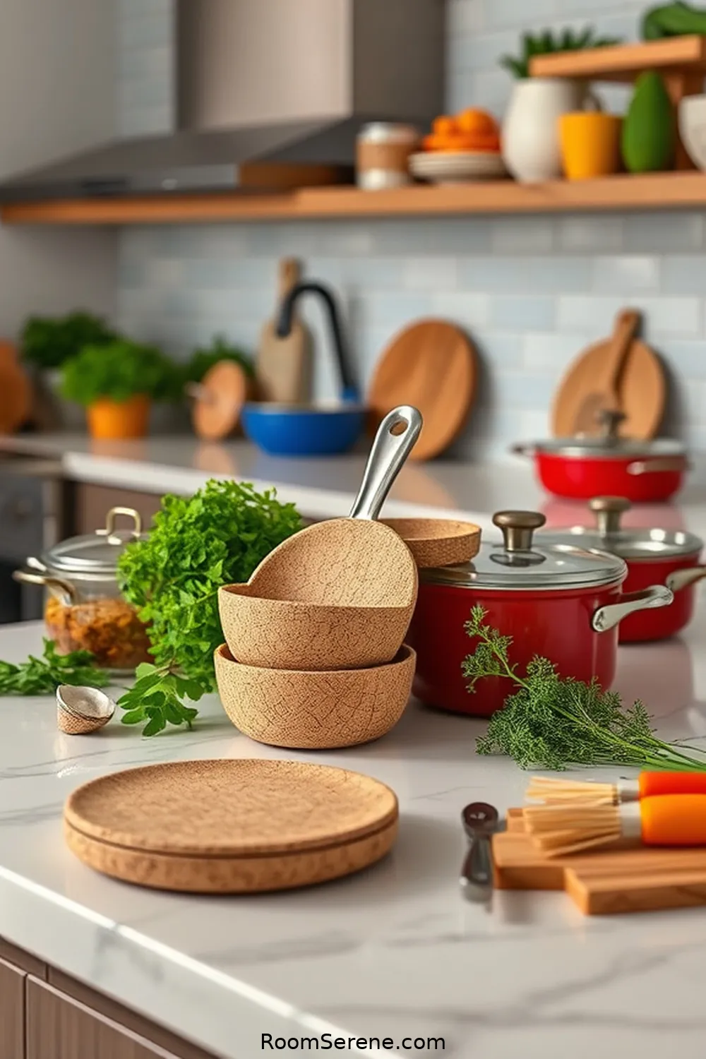 23 Creative Ways to Use Cork in Kitchen Workspace Design 13 Cork Pot Holders for Heat Resistance for 23 Creative Ways to Use Cork in Kitchen Workspace Design