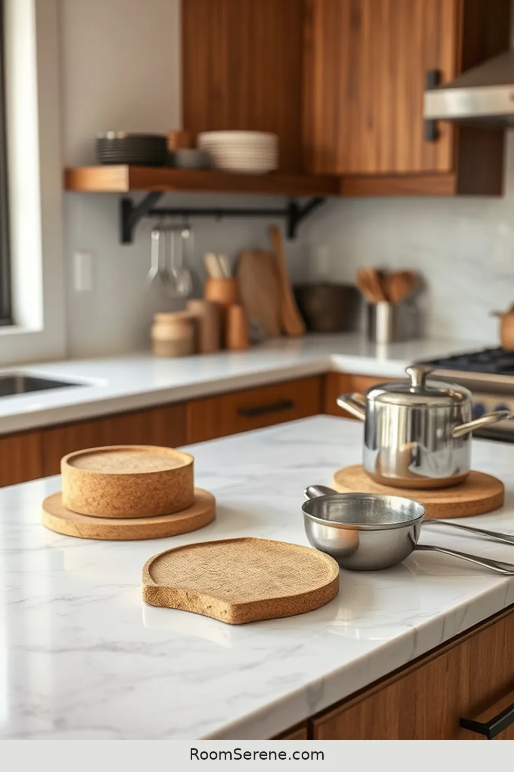 23 Creative Ways to Use Cork in Kitchen Workspace Design 10 Cork Trivets to Protect Your Counters for 23 Creative Ways to Use Cork in Kitchen Workspace Design