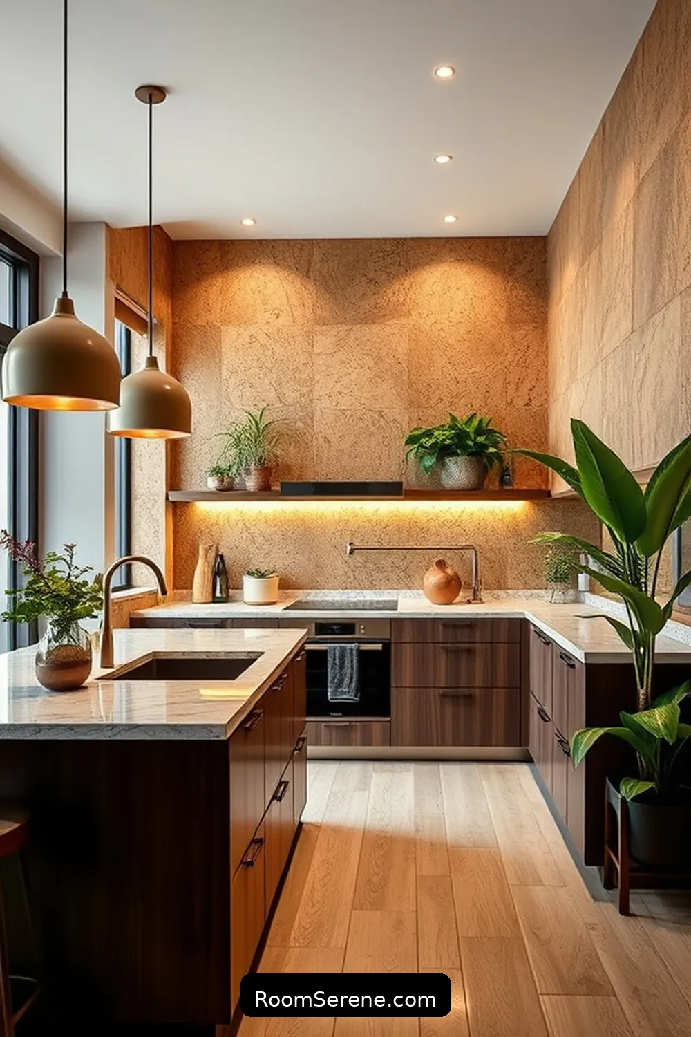 23 Creative Ways to Use Cork in Kitchen Workspace Design 5 Cork Wall Panels for Sound Absorption for 23 Creative Ways to Use Cork in Kitchen Workspace Design