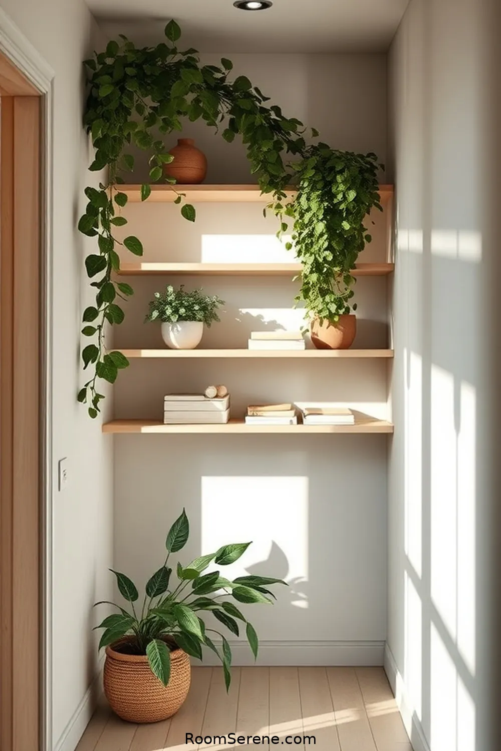 23 Creative Workspace Design Ideas for Hallways Using Organic Cotton 20 Eco-friendly Organic Cotton Wall Shelves for 23 Creative Workspace Design Ideas for Hallways Using Organic Cotton