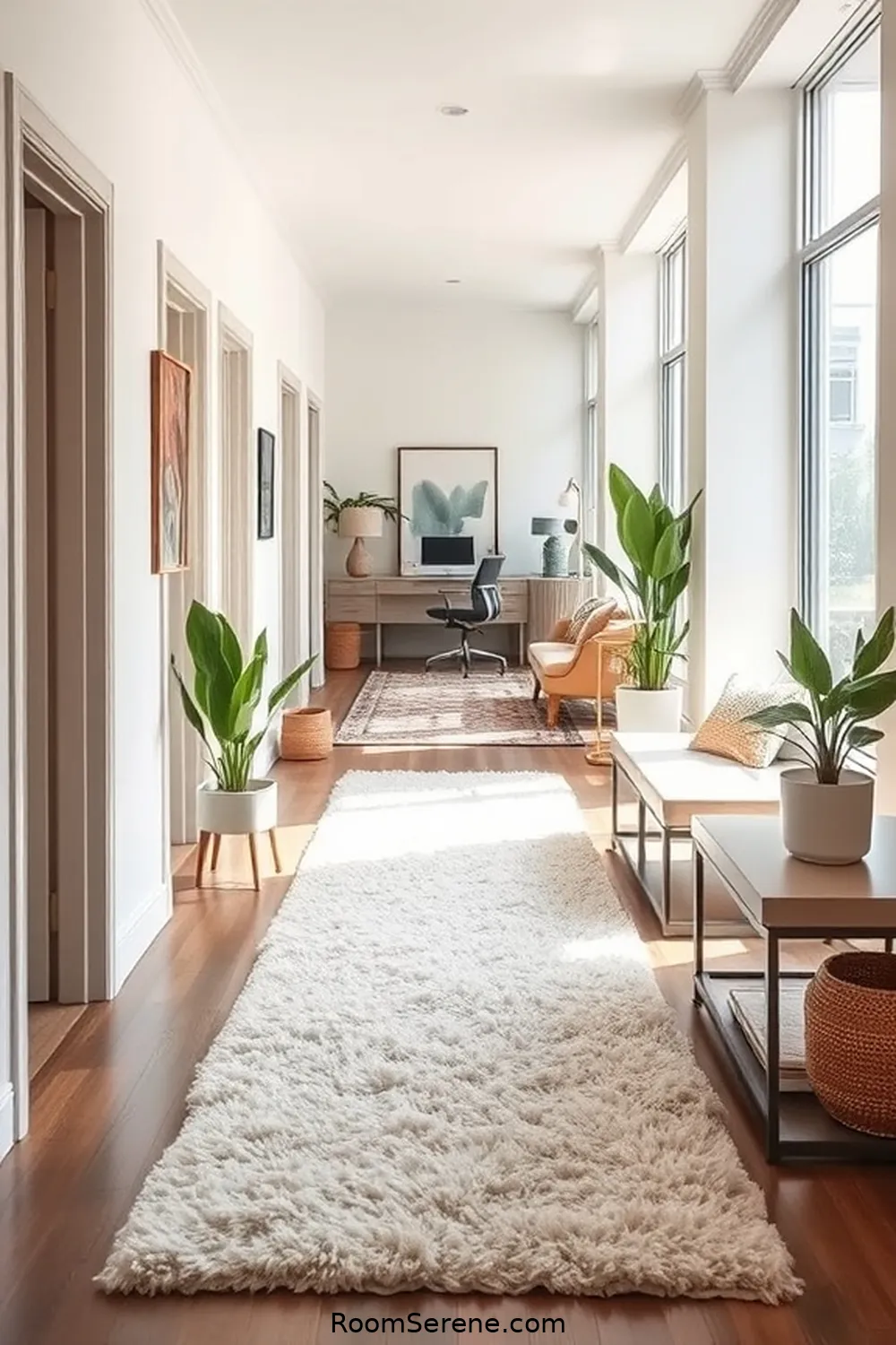 23 Creative Workspace Design Ideas for Hallways Using Organic Cotton 9 Soft Organic Cotton Rugs to Define Spaces for 23 Creative Workspace Design Ideas for Hallways Using Organic Cotton