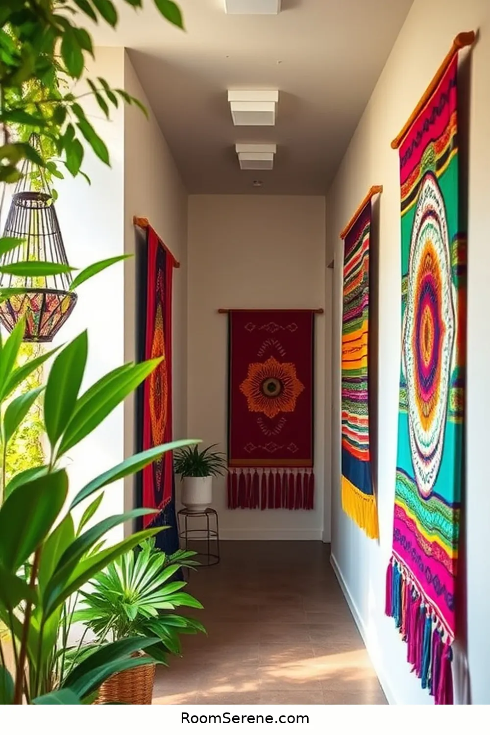 23 Creative Workspace Design Ideas for Hallways Using Organic Cotton 3 Vibrant Wall Hangings for Inspiration for 23 Creative Workspace Design Ideas for Hallways Using Organic Cotton