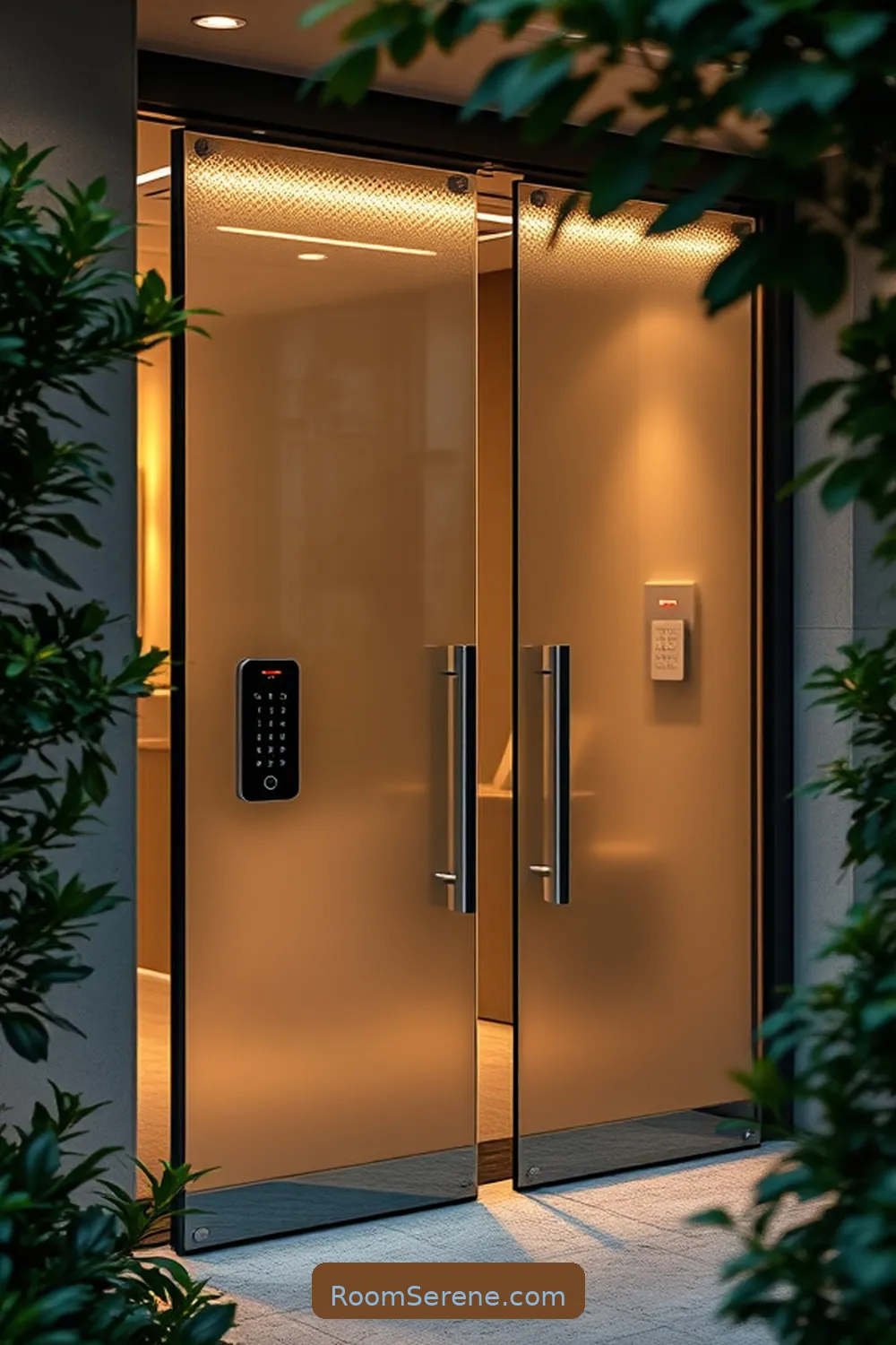 23 Smart Home Features Using Glass for an Elegant Entryway 11 Biometric Glass Entry Systems for 23 Smart Home Features Using Glass for an Elegant Entryway