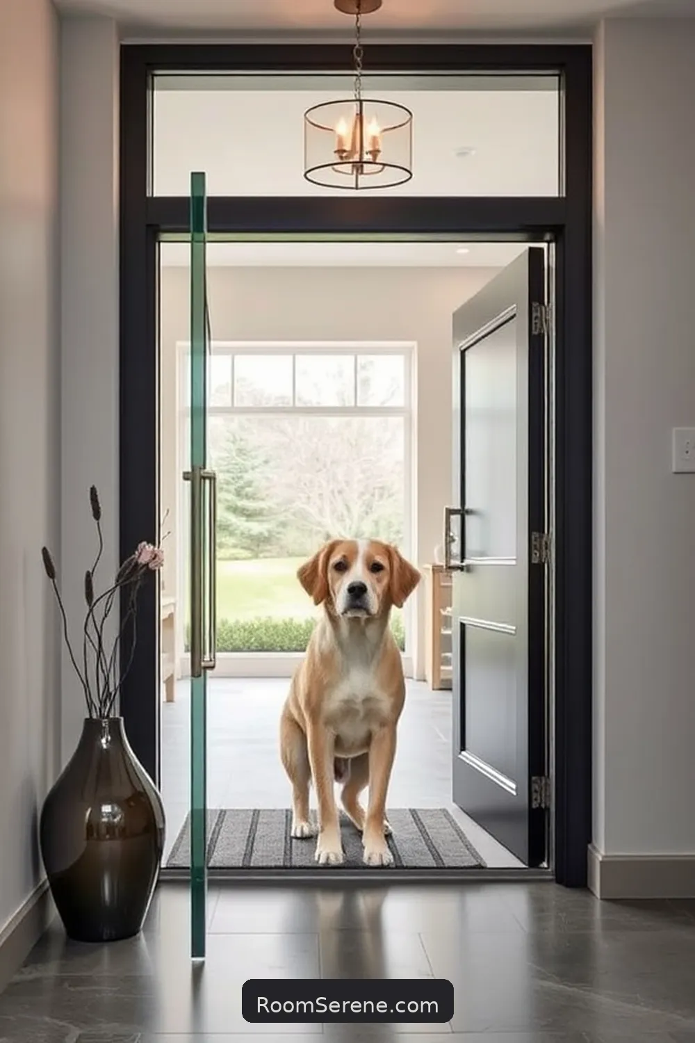 23 Smart Home Features Using Glass for an Elegant Entryway 19 Glass Pet Doors With Smart Features for 23 Smart Home Features Using Glass for an Elegant Entryway