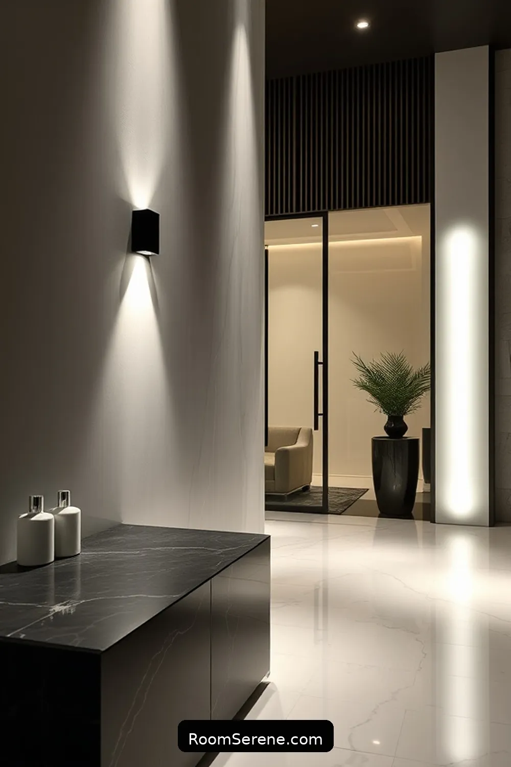 23 Smart Home Features Using Glass for an Elegant Entryway 18 Motion Sensor Glass Lighting for 23 Smart Home Features Using Glass for an Elegant Entryway