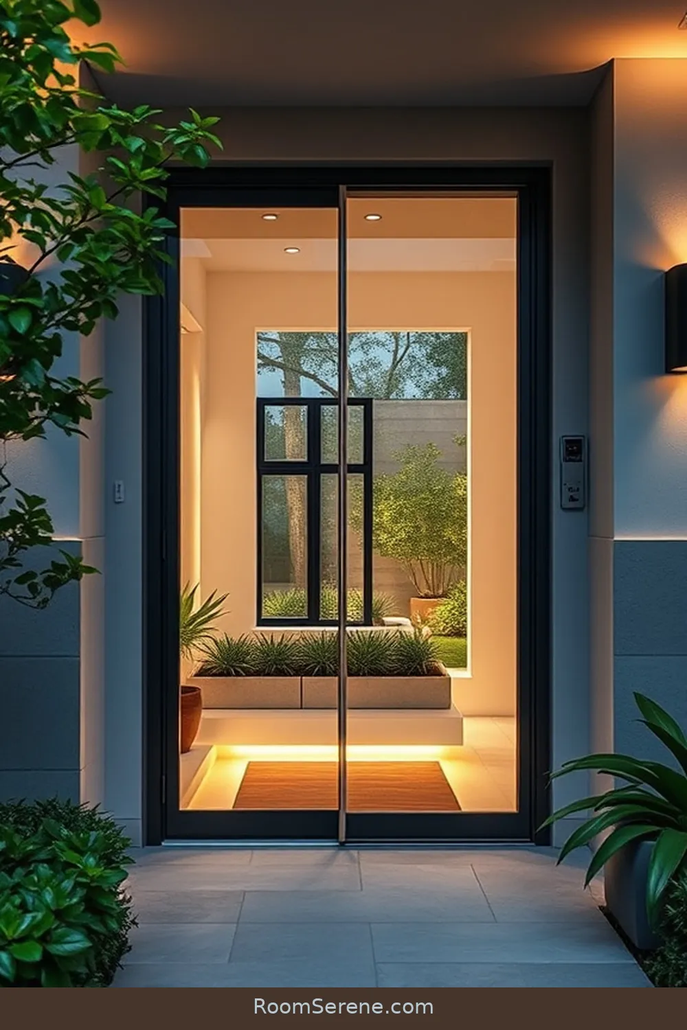 23 Smart Home Features Using Glass for an Elegant Entryway 2 Smart Glass Entry Doors for 23 Smart Home Features Using Glass for an Elegant Entryway