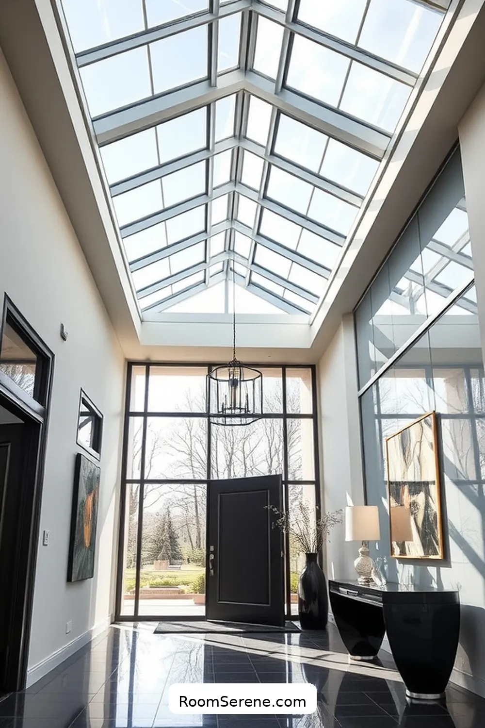 23 Smart Home Features Using Glass for an Elegant Entryway 20 Smart Glass Roofs for 23 Smart Home Features Using Glass for an Elegant Entryway