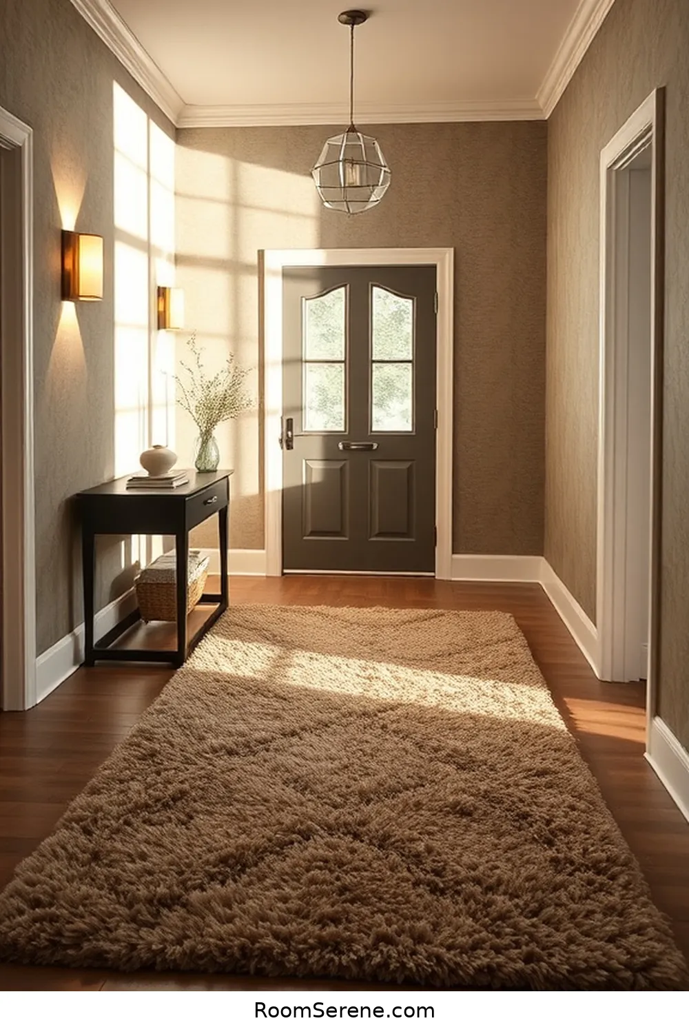 Wool-Blend Area Rugs With Motion-Activated Lighting for 23 Smart Home Features Using Natural Fibers for Your Entryway