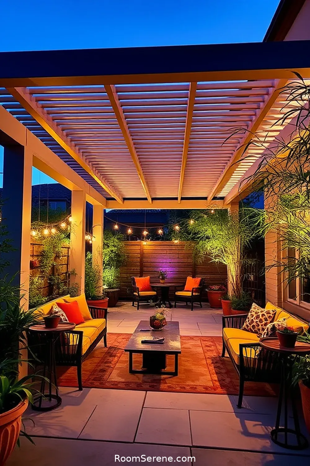 Automated Pergolas for 23 Smart Home Features for Enhancing Your Bamboo Patio