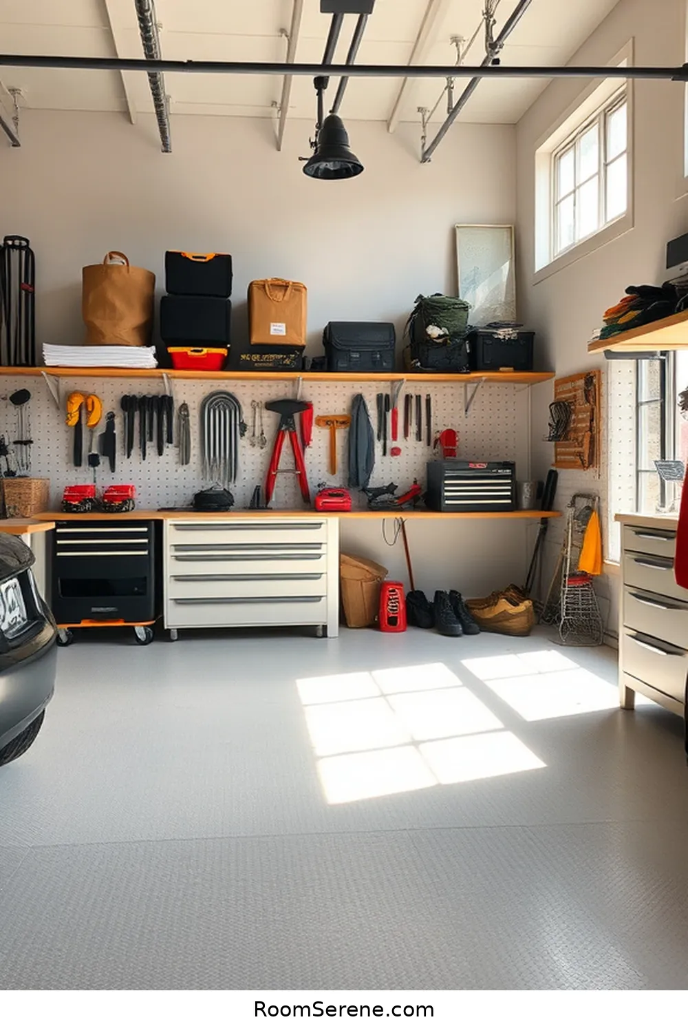 23 Tips for Designing a Garage Workspace Using Organic Cotton 4 Incorporate Organic Cotton Flooring for 23 Tips for Designing a Garage Workspace Using Organic Cotton
