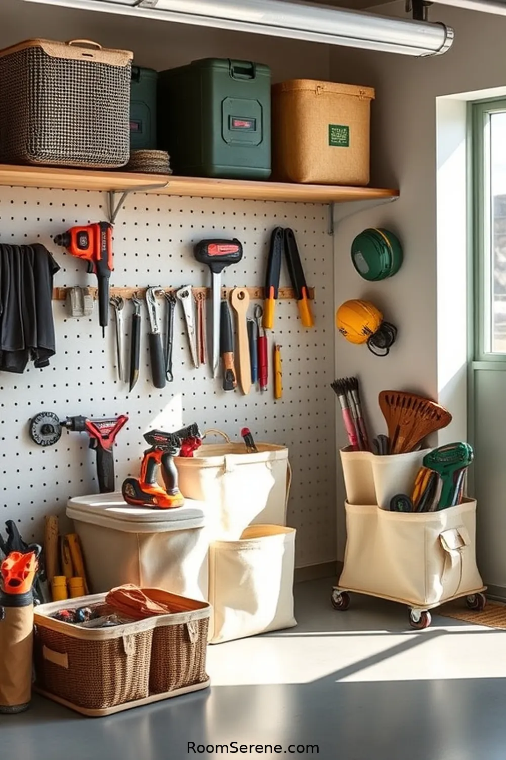 23 Tips for Designing a Garage Workspace Using Organic Cotton 10 Opt for Organic Cotton Tool Organizers for 23 Tips for Designing a Garage Workspace Using Organic Cotton
