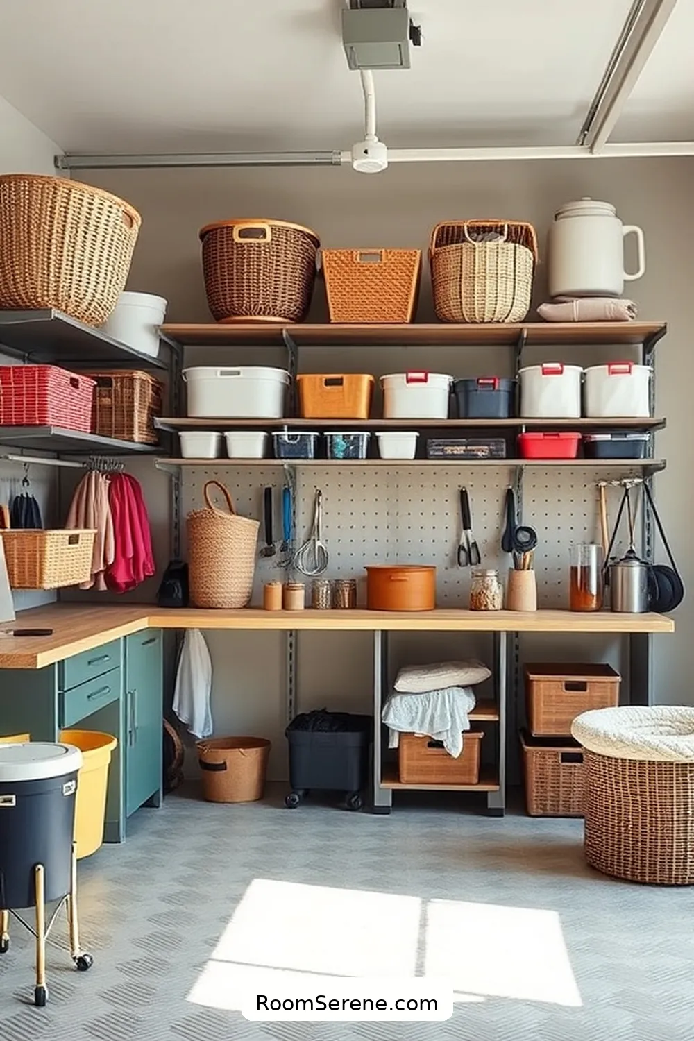 23 Tips for Designing a Garage Workspace Using Organic Cotton 5 Utilize Organic Cotton Storage Solutions for 23 Tips for Designing a Garage Workspace Using Organic Cotton