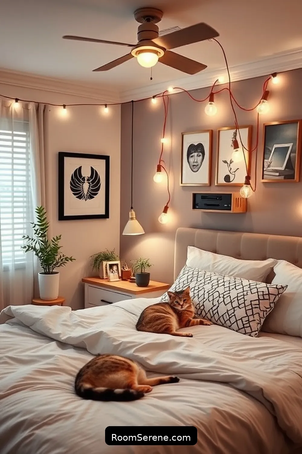 23 Tips for Organizing Your Bedroom Using Solar-Powered Lights 20 Keep Cords and Wires Organized for 23 Tips for Organizing Your Bedroom Using Solar-Powered Lights